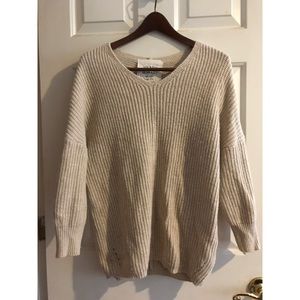 Japanese Soft V-neck Sweater